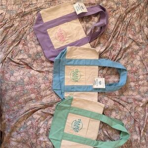 Brand New Trader Joe’s Mini Tote Bundle – Pastel Colors